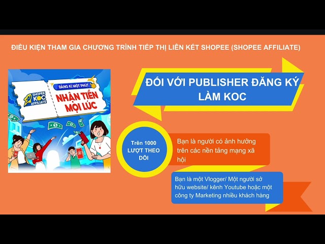 Bài 5: Mô hình tiếp thị liên kết của Shopee (KOL/ KOC Affiliate và Sellers Affiliate) / Toan Cao