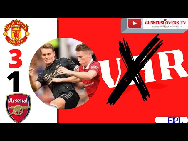 Man Utd 3-1 Arsenal | Live Arsenal Fan Reaction!🤬 | Rashford With The Double! VAR😡