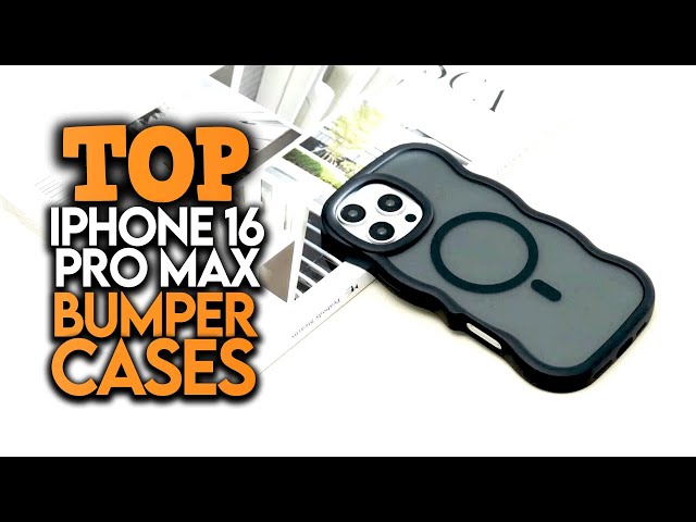 Top 5 Best iPhone 16 Pro Max Bumper Cases! 🔥