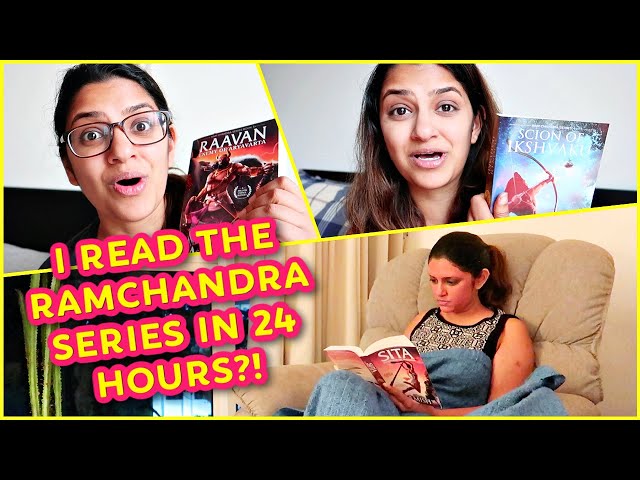 I Read The Ramchandra Series in 24 Hours?! | 24 Hour Readathon Vlog | Amish Tripathi Books