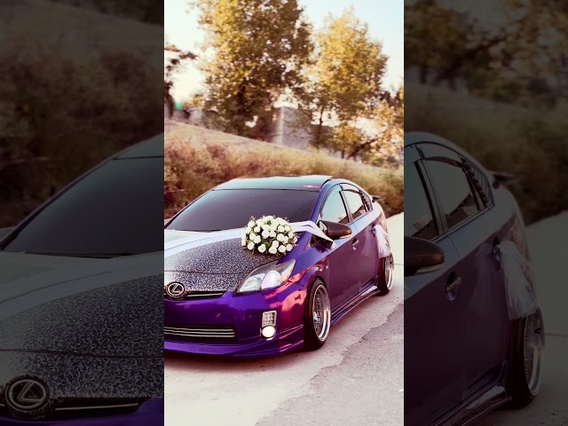 Toyota Prius 2010 Modified Purple Colour | Air Supensions | Rims Installed | Storm The Carguy