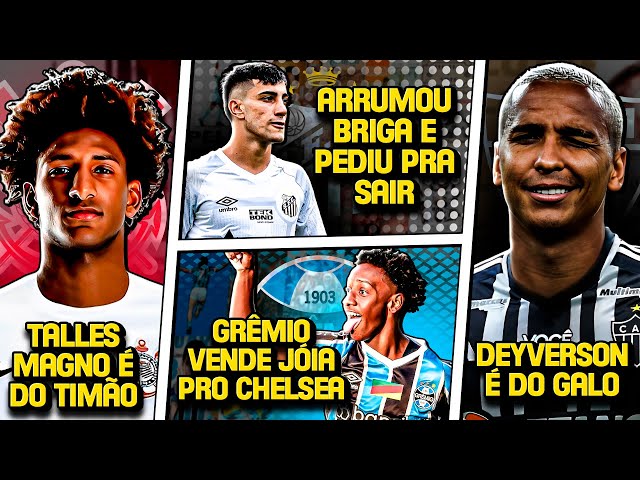 🚨 TRETA FEIA no SANTOS | Talles Magno É DO CORINTHIANS | Gabriel Mec É DO CHELSEA - E MUITO mais 🚨