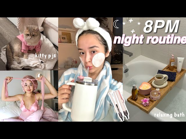 my self care night routine ☽