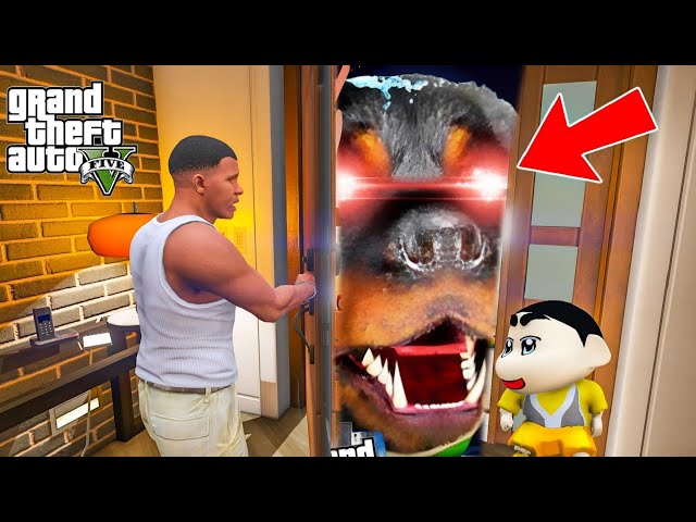 Franklin Almost Killed By Evil CHOP In GTA5