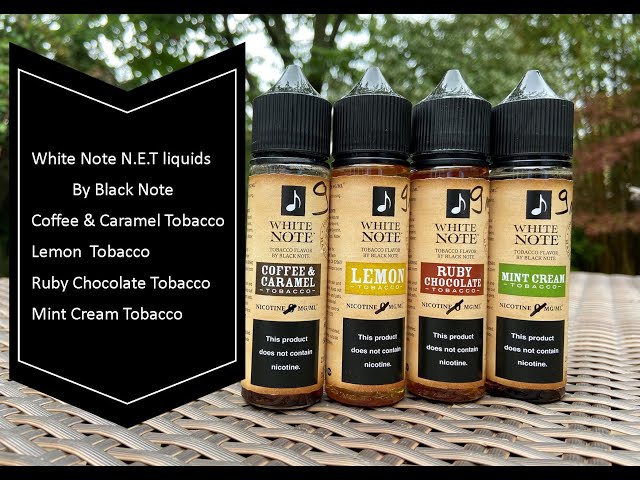 White Note N.E.T liquids review | Black Note new line of NET’s | All are truly amazing flavours!!