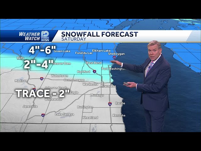 2/6 Evening forecast: Saturday snow