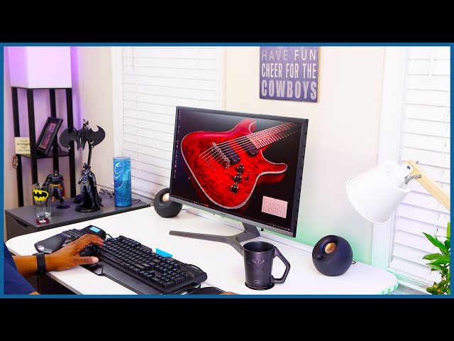 Creative Pebble V3 Speakers and my Minimalistic Desk Setup [2021]