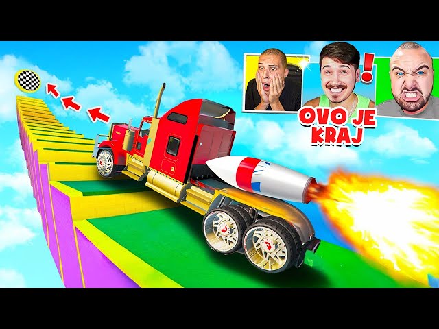 ODUSTALI SMO NA SAMOM KRAJU TRKE U GTA 5 ZBOG OVOGA!???! 😭🏁 (Impe, Krsko i Šone) *SPECIJAL*