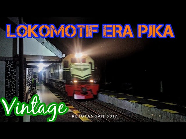 KERETA API DITARIK LOKOMOTIF PJKA | KA.282 MATARMAJA