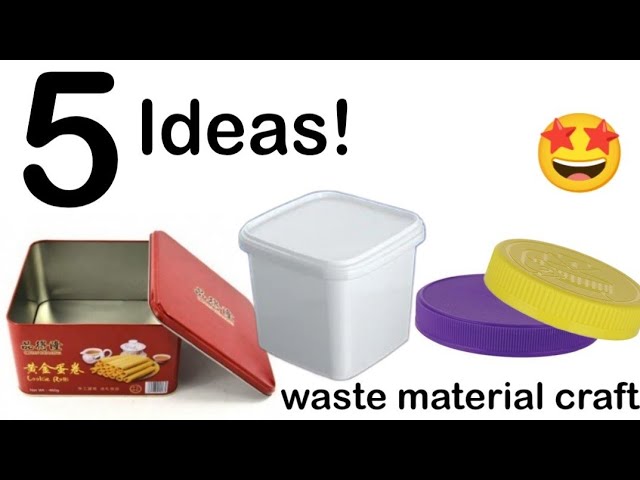 5 Clever ideas to recycle waste material and cardboard