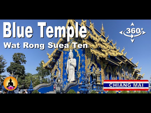 Blue Temple Chiang Rai | thailand tourisl - video 360