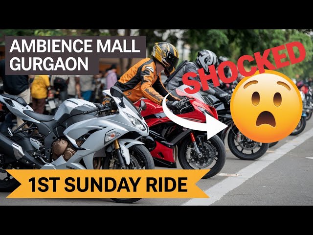 😱Gourgaon Sunday ride 🥵 / macha kohram 😱 / bike hi bike 🏍️