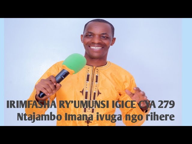 IRIMFASHA RY'UMUNSI part 279 "Ntajambo Imana ivuga ngo rihere" by Ev Fulgence Mutabaruka