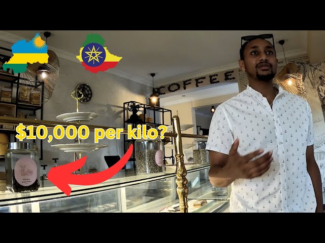 POSH ETHIOPIAN OWNED COFFEE HOUSE IN RWANDA | GOLDEN COFFEE ROASTERY REVIEW