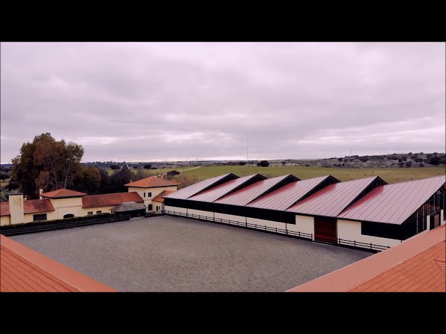 Horse Ridding Field in Cattle Farm by OOIIO Architecture