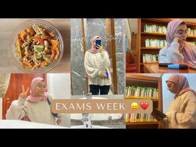 #VLOG Exams week living alone diaries| يوم جديد، أسبوع الامتحانات💔، حياة طالبة اخصائية تغذية👩🏻‍⚕️