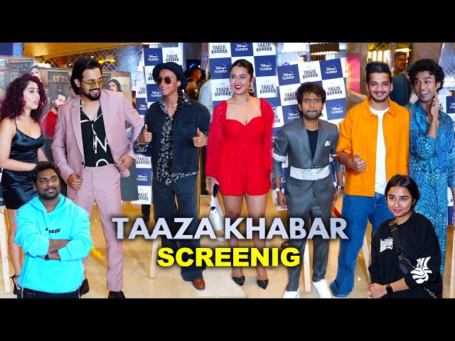 Youtube Bhuvan Bam (BBK Vines) Taaza Khabar Screening | Babil Khan,Chinky Minky,Zakir Khan, Prajakta