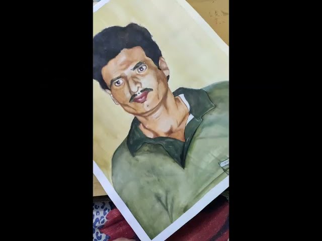 Water Color Portrait Painting  |  Sketching | Water colour Painting | Portrait