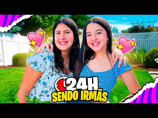 MARCELA JARDIM E MARIA CLARA 24 HORAS SENDO IRMÃS !!!