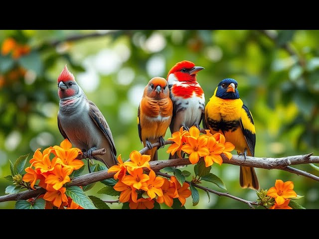 Bird Sounds with Piano Melodies 🌧️ Relax Your Mind, Soul & Positive Thinking 🕊️🕊️🕊️