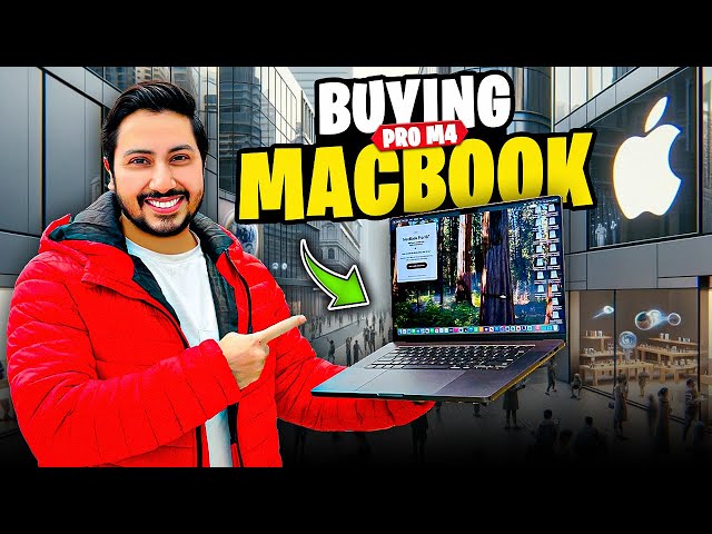 BUYING MY DREAM LAPTOP MACBOOK PRO M4 16 INCH WITH NANO TEXTURE DISPLAY | APPLE STORE VLOG