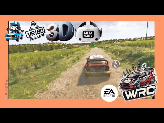 [EA Sports WRC][3D VR180 Video][第63話]シーズン6 モーメント Secto Rally Finland