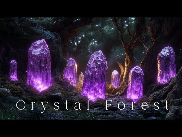 Crystal Forest - Deep Healing Meditation Music - A Sanctuary For Inner Balance