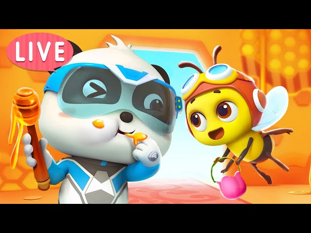 🔴LIVE | Buzzy Buzzy Bees + More | Super Rescue Team | Kids Cartoons | BabyBus TV