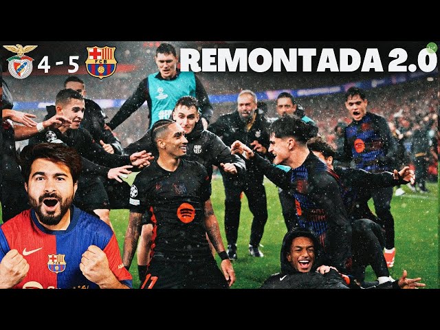 BARCELONA INCREDIBLE COMEBACK WIN 5-4 vs BENFICA