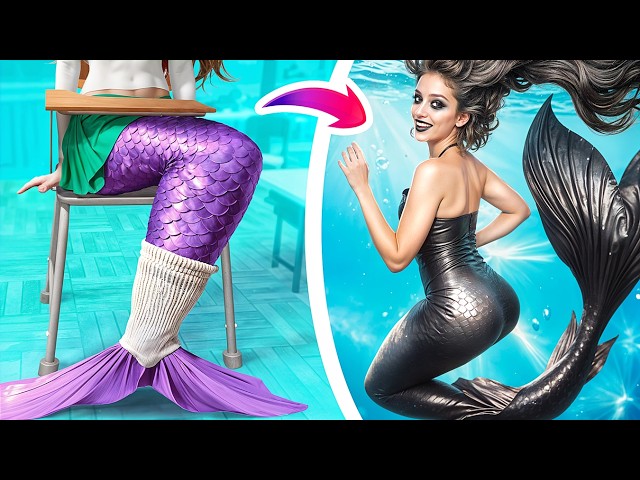 From Nerd To Beauty Dark Mermaid / What If Gadgets From Tik Tok Were People!