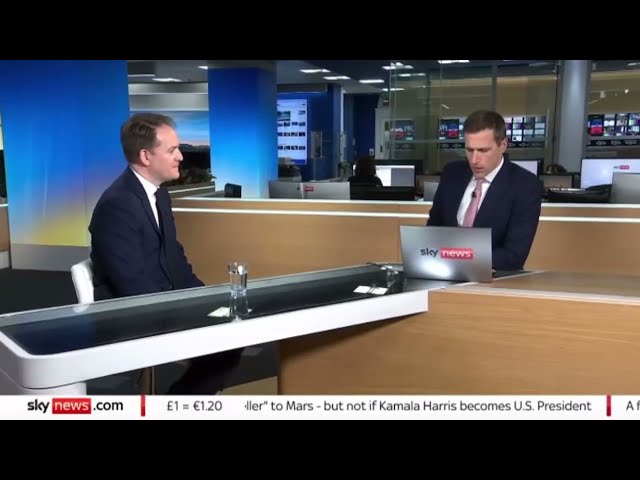 Gareth discusses the impact of Labour's mixed messages on the economy - Sky News, 23/09/24