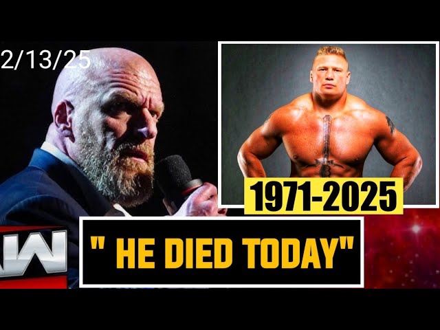 " TRIPLE H SHARES HEARTBREAKING NEWS ABOUT BROCK LESNAR"