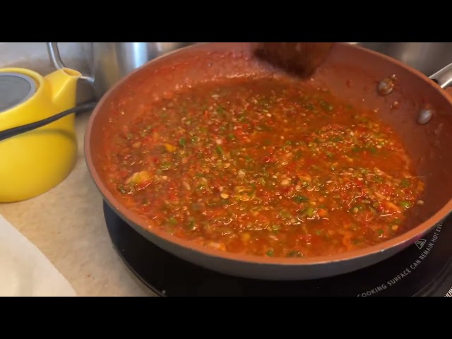 Salsa Roja with Nakano knives