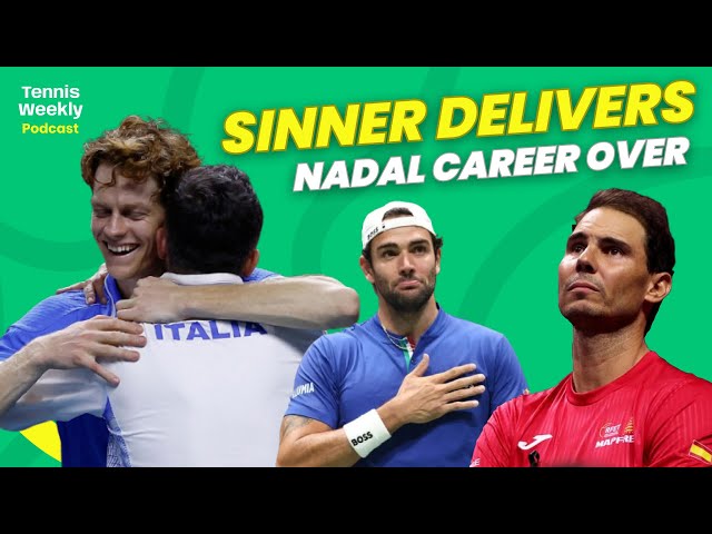 Sinner the HERO as ITALY defend Davis Cup crown, Rafael Nadal's tennis career is OVER!