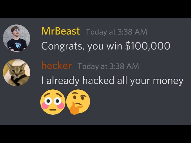 When MrBeast gets hacked..