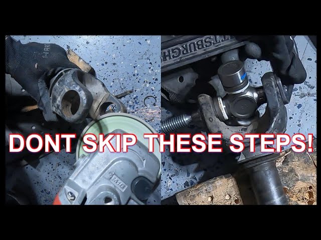 Jeep JKU axle U-JOINT replacement! DIY.