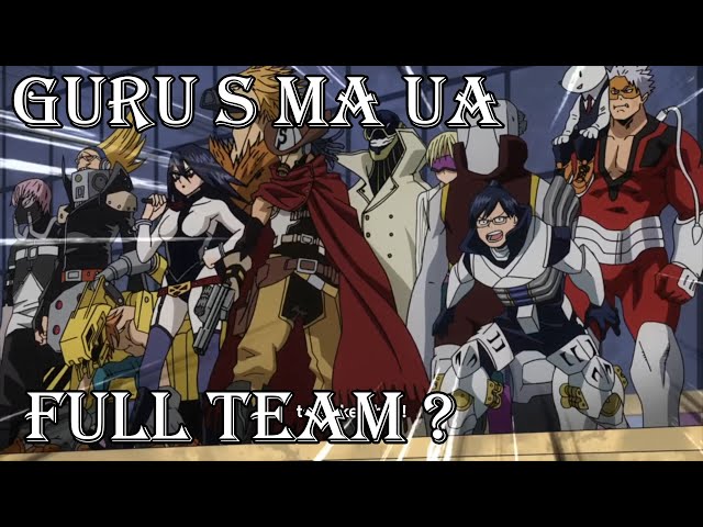 Bantuan Datang, Full Team Guru SMA UA - Ending Season 1 My Hero Academia