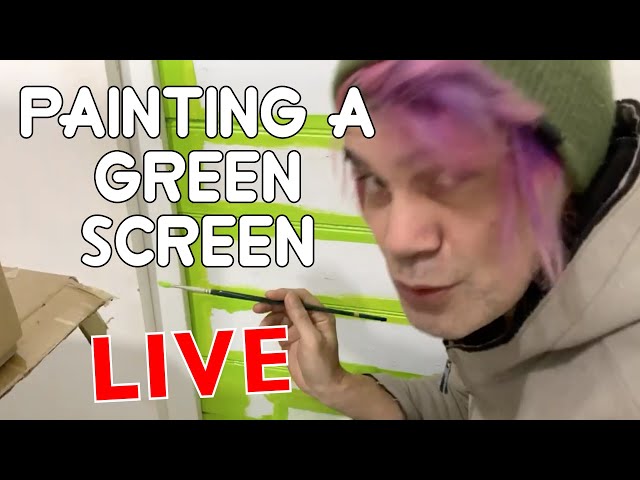 The Life of a Content Creator: Painting a Green Screen