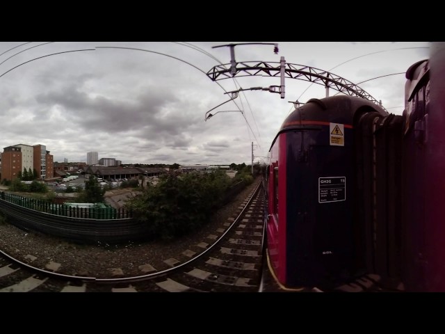 3D 360-degree video of train journey Reading to Reading West Station