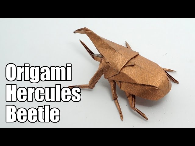 Origami Hercules Beetle (Jo Nakashima)