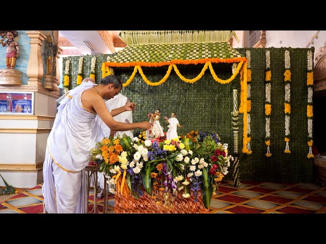 Janmashtami Kirtan byHG Vedant Chaitanya Pr @ ISKCON Hyderabad