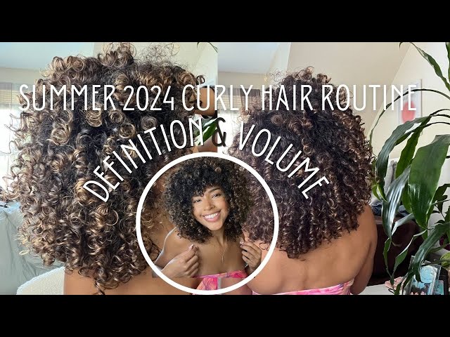 My VIRAL Curly Summer 2024 Hair Routine on 3B Curls | Using Only ONE Product