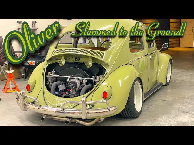 How I Slammed My VW Beetle To The Ground! (2 Different Ways To Lower It!)