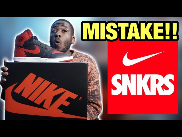 NIKE SNKRS APP MAKING A HUGE MISTAKE!! LISTEN UP!!