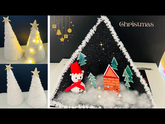 Easy Christmas special craft 🌲low cost Christmas decorations|paperChristmas ✨tree#Christmascraft#DIY