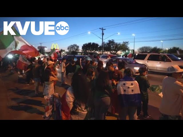 Protesters rally against Trump immigration policies in North Austin