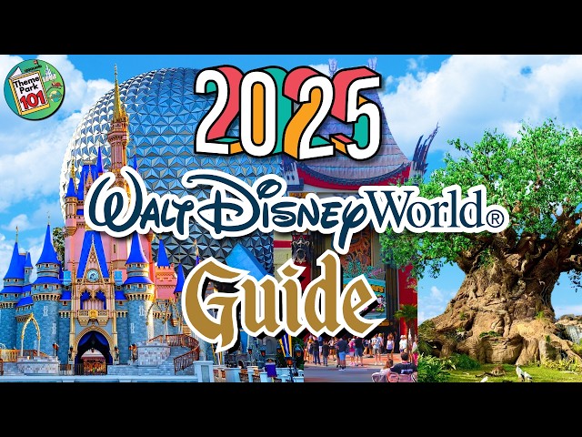 Walt Disney World - RIDES & ATTRACTIONS 2025 - All Rides & Shows in All 4 Parks - Orlando, Florida