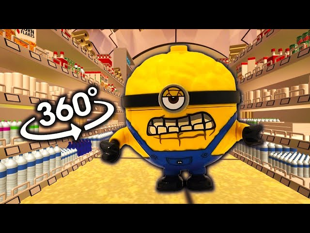 Mega Minions Jerry In Supermarket! 360˚ VR