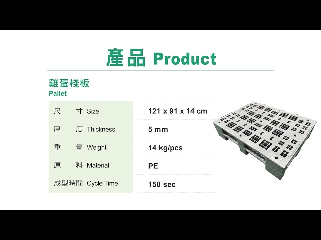 雞蛋棧板 14kg Pallet | FCS SA-3200