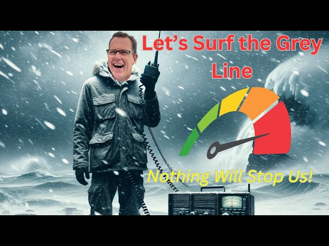 Let's Surf the Grey Line in FREEZING COLD WEATHER - Woohooo! #pota #hamradio #livestream #antenna